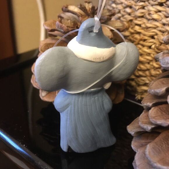 Trio of Handpainted Cute Christmas Mice Ornaments - Picture 3 of 12